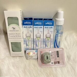 Dr. Brown's Bottle Set w/ Pacifiers